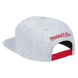 Mitchell & Ness - Chicago Bulls Snapback - Heather Grey - capstore.dk