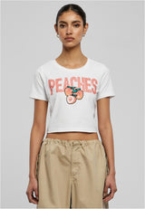 Peaches Cropped T-Shirt