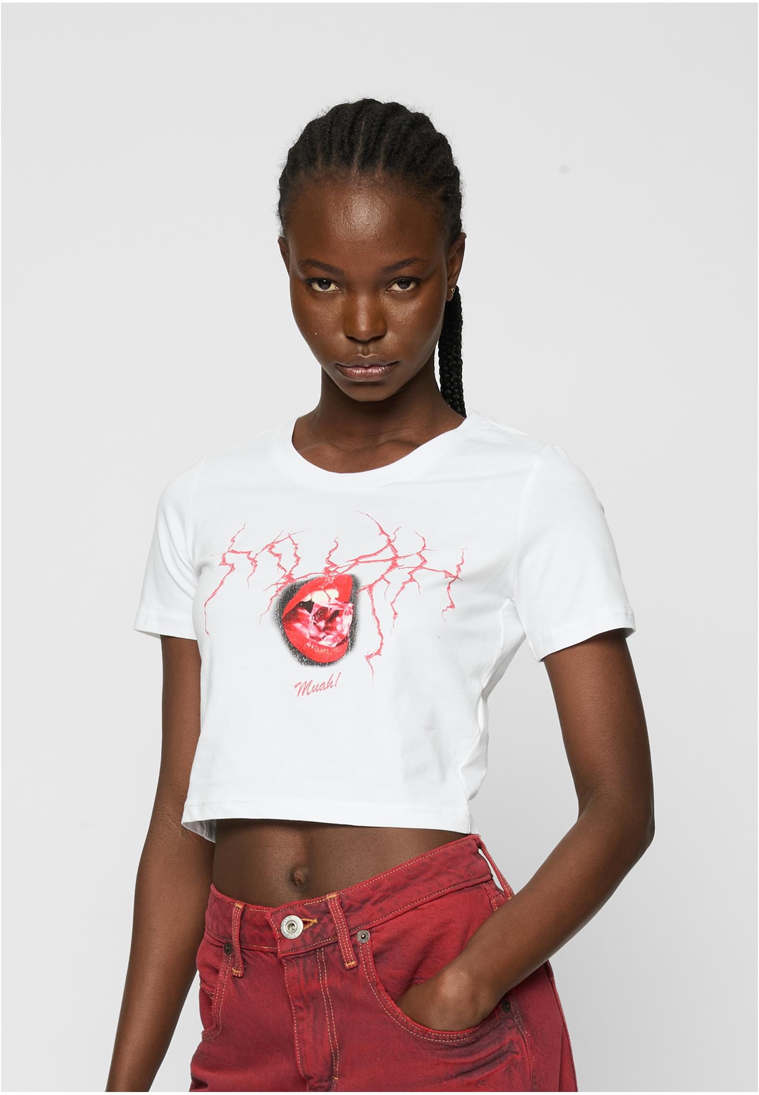 Muah Cropped T-Shirt