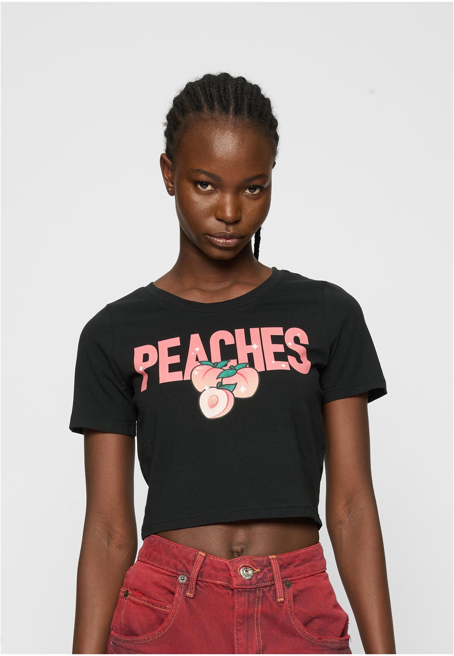 Peaches Cropped T-Shirt