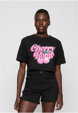 Cherry Bomb Ladies Short Overized T-Shirt