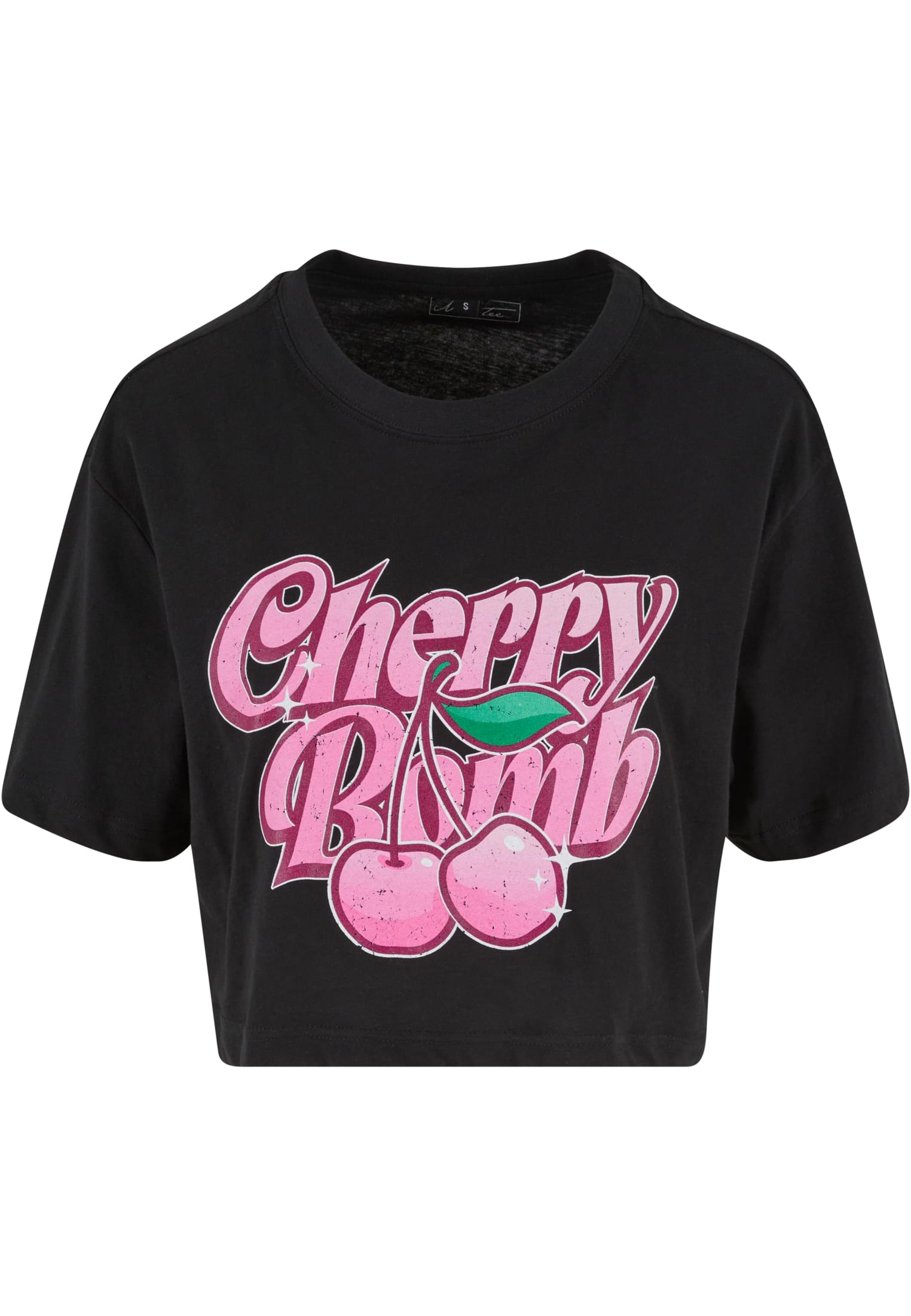 Cherry Bomb Ladies Short Overized T-Shirt
