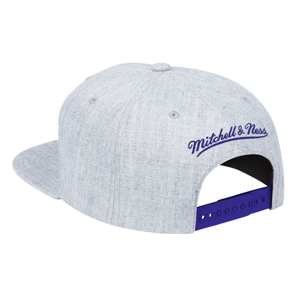 Mitchell & Ness - LA Lakers Snapback - Heather Grey - capstore.dk